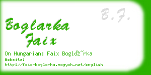 boglarka faix business card